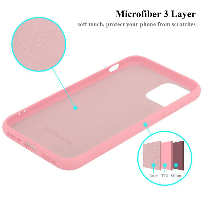 Cadorabo Hülle kompatibel mit Apple iPhone 11 PRO MAX Schutzhülle aus flexiblem TPU Silikon