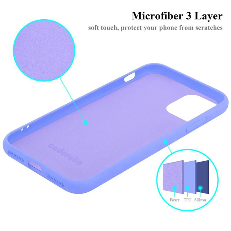 Cadorabo Hülle kompatibel mit Apple iPhone 11 PRO MAX Schutzhülle aus flexiblem TPU Silikon