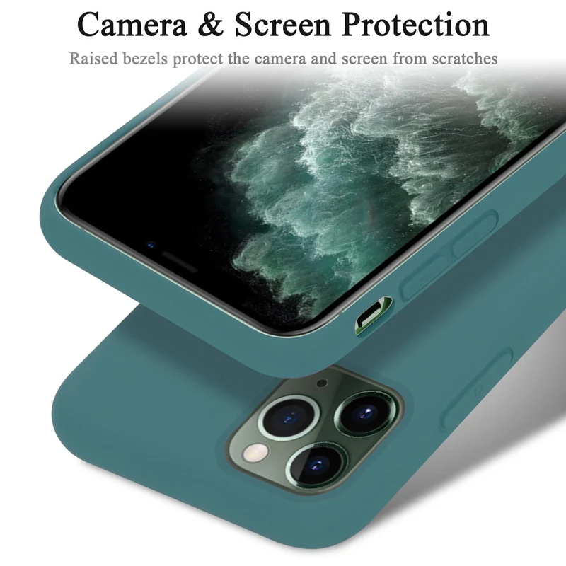 Cadorabo Hülle kompatibel mit Apple iPhone 11 PRO MAX Schutzhülle aus flexiblem TPU Silikon