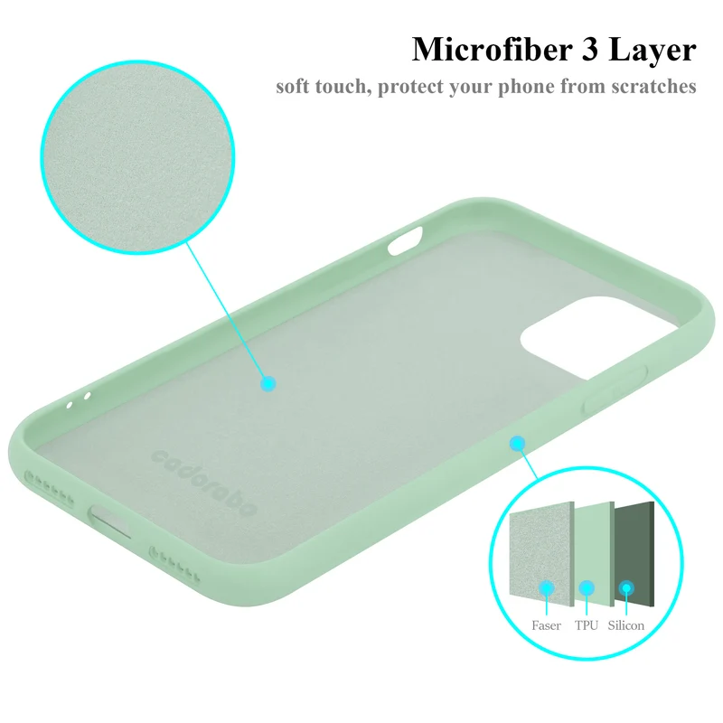 Cadorabo Hülle kompatibel mit Apple iPhone 11 PRO MAX Schutzhülle aus flexiblem TPU Silikon