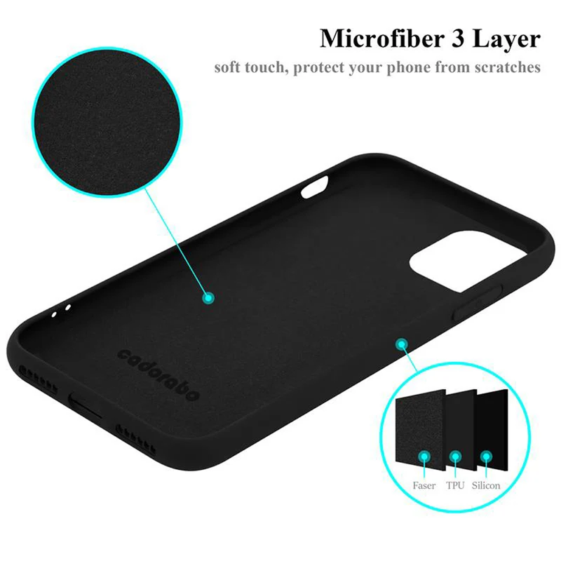 Cadorabo Hülle kompatibel mit Apple iPhone 11 Schutzhülle aus flexiblem TPU Silikon