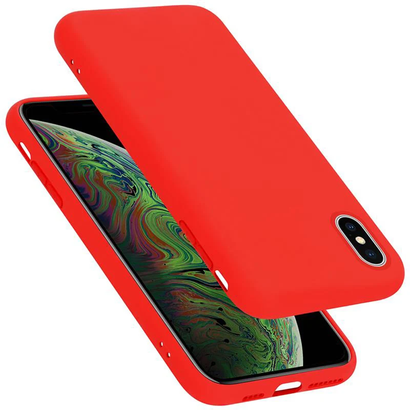 Cadorabo Hülle kompatibel mit Apple iPhone XS MAX Schutzhülle aus flexiblem TPU Silikon