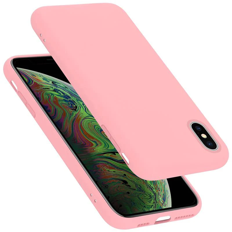 Cadorabo Hülle kompatibel mit Apple iPhone XS MAX Schutzhülle aus flexiblem TPU Silikon