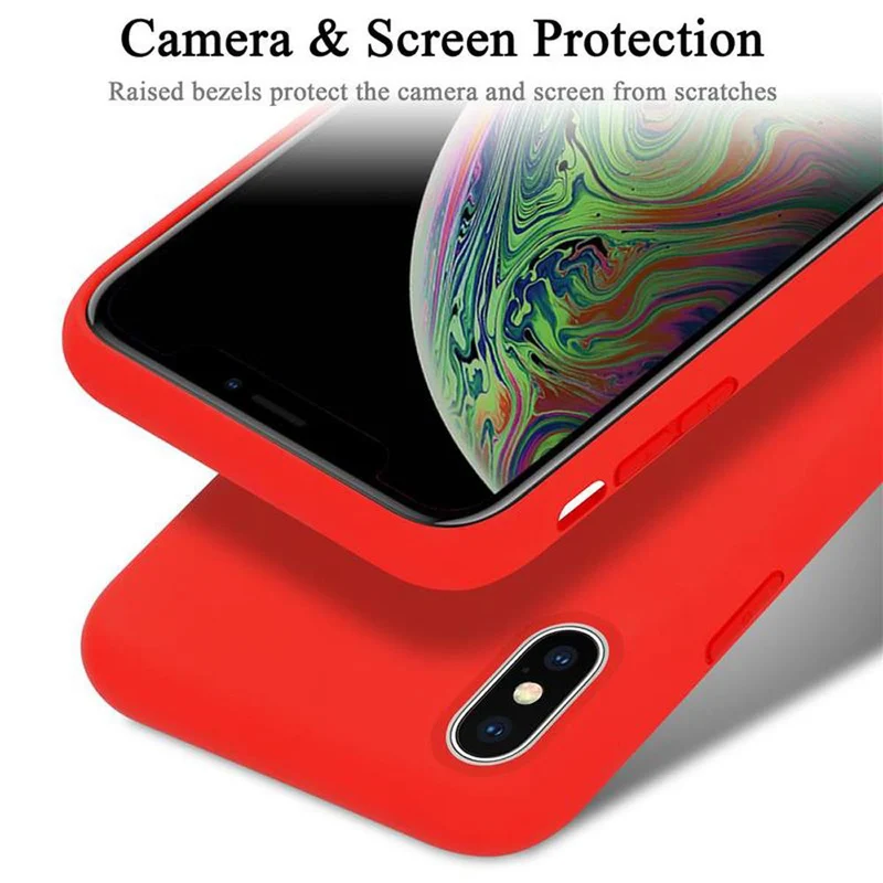 Cadorabo Hülle kompatibel mit Apple iPhone XS MAX Schutzhülle aus flexiblem TPU Silikon