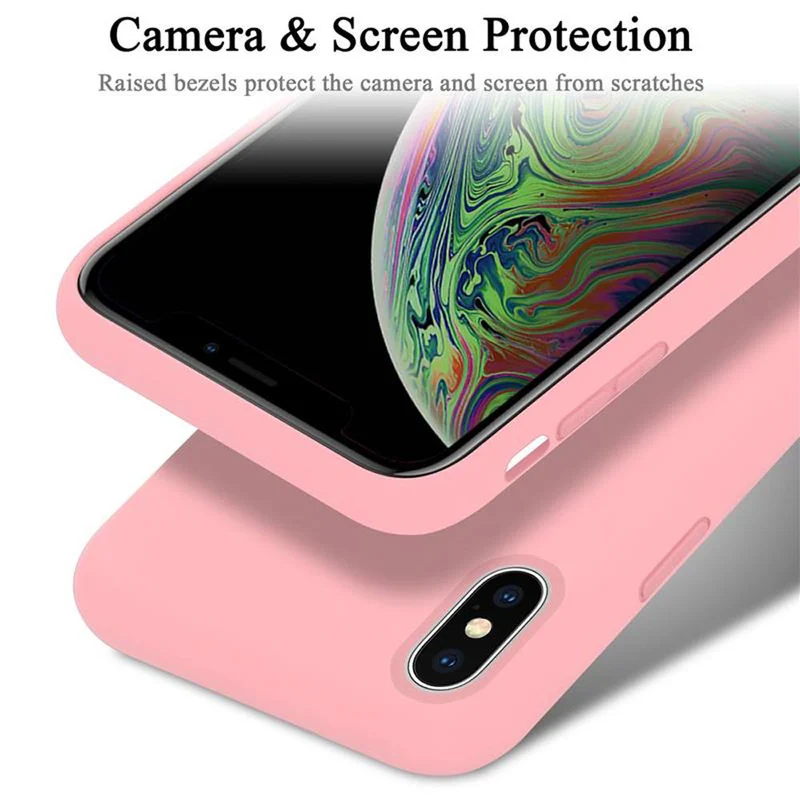 Cadorabo Hülle kompatibel mit Apple iPhone XS MAX Schutzhülle aus flexiblem TPU Silikon