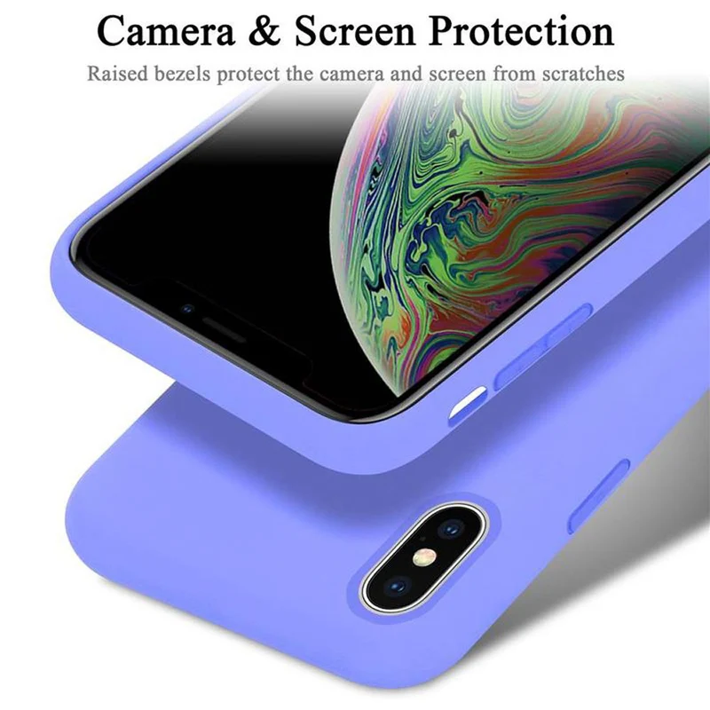 Cadorabo Hülle kompatibel mit Apple iPhone XS MAX Schutzhülle aus flexiblem TPU Silikon