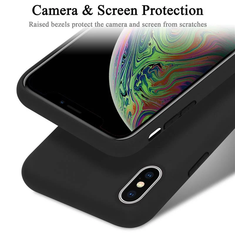 Cadorabo Hülle kompatibel mit Apple iPhone XS MAX Schutzhülle aus flexiblem TPU Silikon