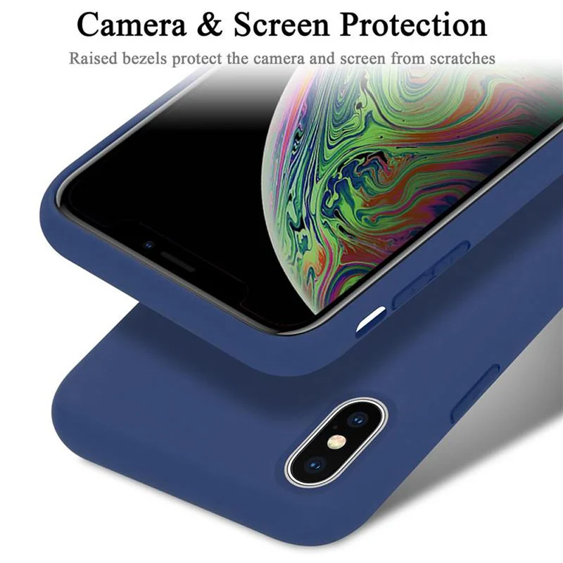 Cadorabo Hülle kompatibel mit Apple iPhone XS MAX Schutzhülle aus flexiblem TPU Silikon