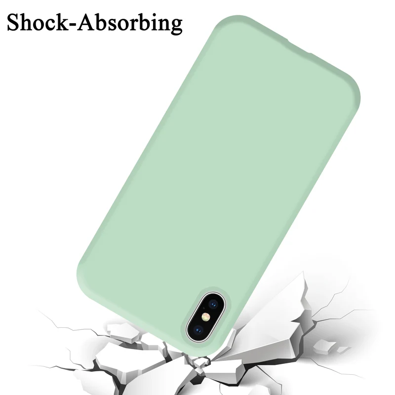 Cadorabo Hülle kompatibel mit Apple iPhone XS MAX Schutzhülle aus flexiblem TPU Silikon