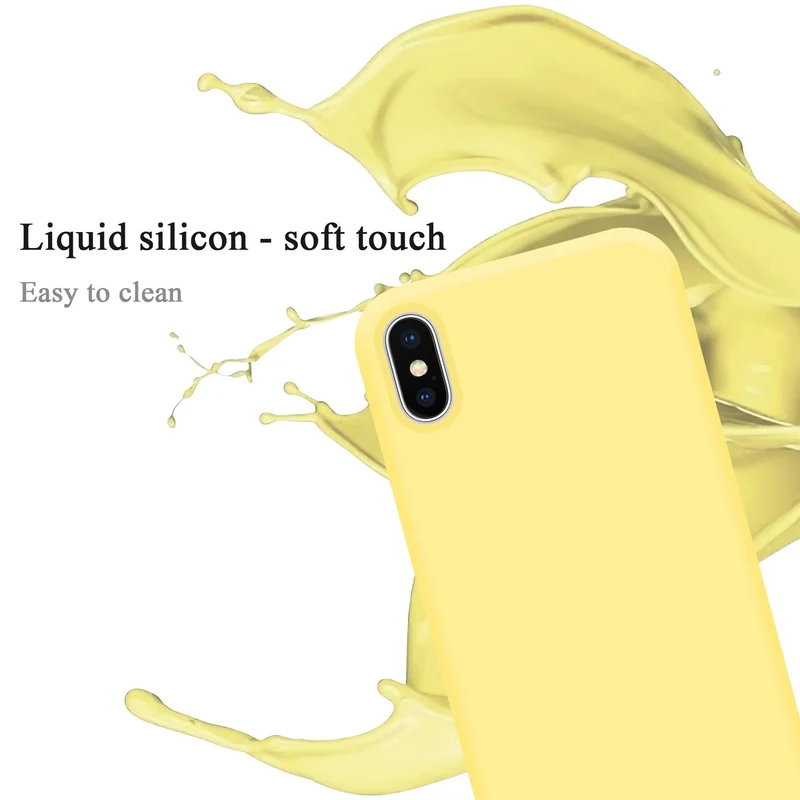 Cadorabo Hülle kompatibel mit Apple iPhone XS MAX Schutzhülle aus flexiblem TPU Silikon