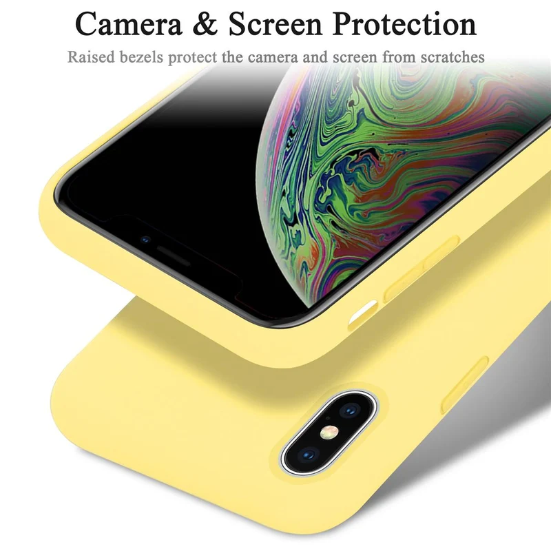 Cadorabo Hülle kompatibel mit Apple iPhone XS MAX Schutzhülle aus flexiblem TPU Silikon