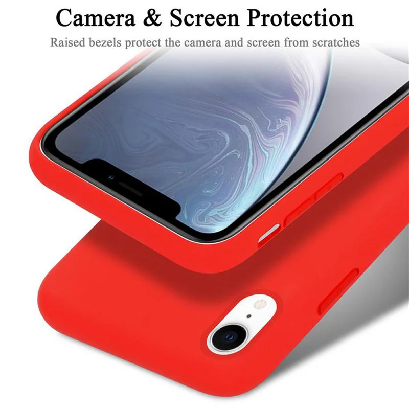 Cadorabo Hülle kompatibel mit Apple iPhone XR Schutzhülle aus flexiblem TPU Silikon
