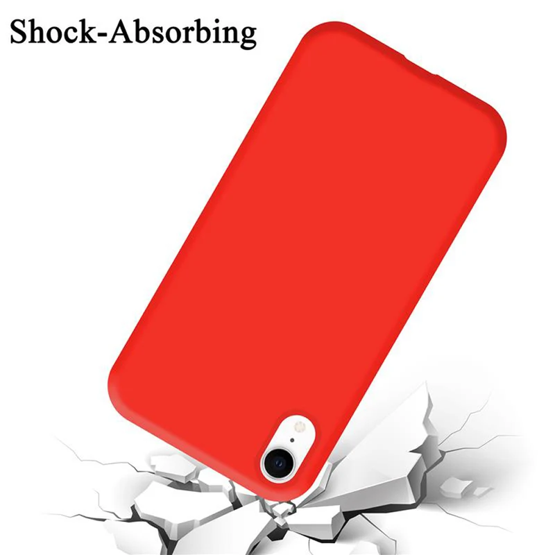 Cadorabo Hülle kompatibel mit Apple iPhone XR Schutzhülle aus flexiblem TPU Silikon