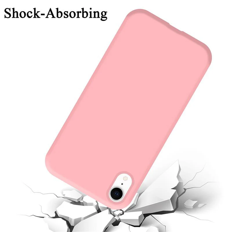 Cadorabo Hülle kompatibel mit Apple iPhone XR Schutzhülle aus flexiblem TPU Silikon