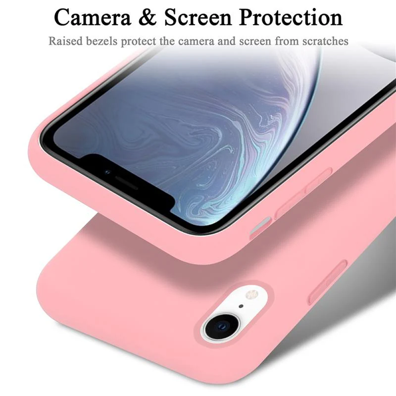 Cadorabo Hülle kompatibel mit Apple iPhone XR Schutzhülle aus flexiblem TPU Silikon