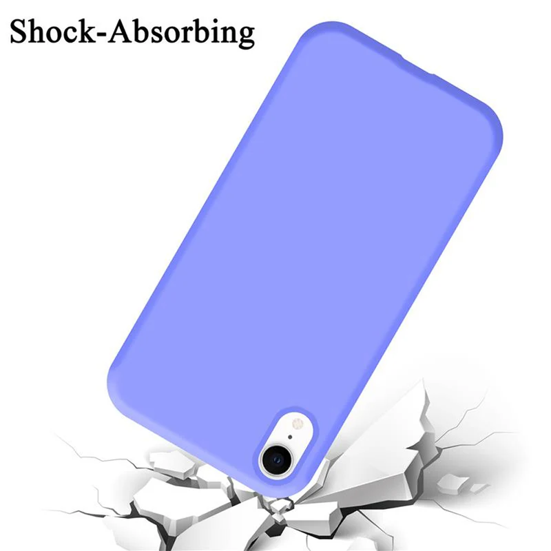 Cadorabo Hülle kompatibel mit Apple iPhone XR Schutzhülle aus flexiblem TPU Silikon
