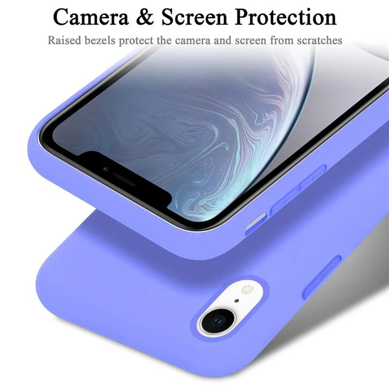 Cadorabo Hülle kompatibel mit Apple iPhone XR Schutzhülle aus flexiblem TPU Silikon