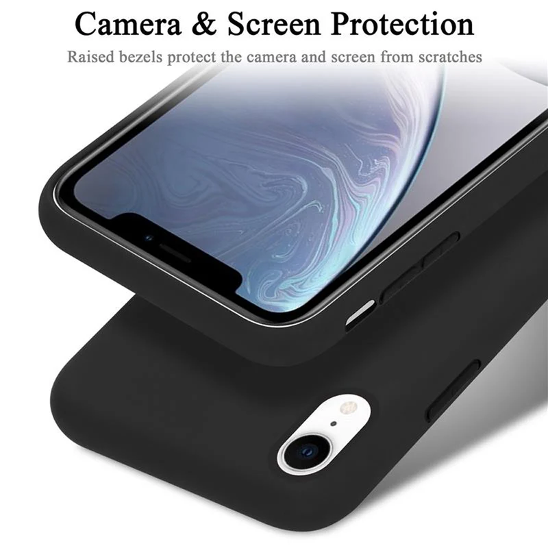 Cadorabo Hülle kompatibel mit Apple iPhone XR Schutzhülle aus flexiblem TPU Silikon