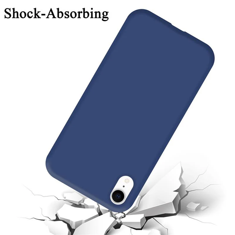 Cadorabo Hülle kompatibel mit Apple iPhone XR Schutzhülle aus flexiblem TPU Silikon