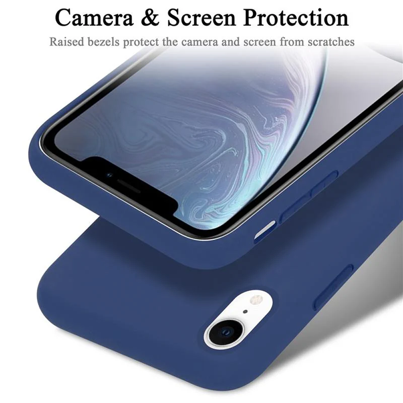 Cadorabo Hülle kompatibel mit Apple iPhone XR Schutzhülle aus flexiblem TPU Silikon