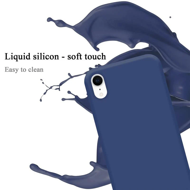Cadorabo Hülle kompatibel mit Apple iPhone XR Schutzhülle aus flexiblem TPU Silikon