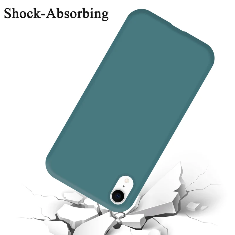 Cadorabo Hülle kompatibel mit Apple iPhone XR Schutzhülle aus flexiblem TPU Silikon