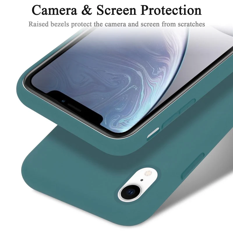 Cadorabo Hülle kompatibel mit Apple iPhone XR Schutzhülle aus flexiblem TPU Silikon