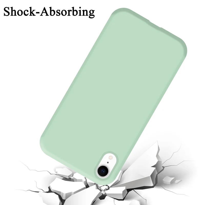 Cadorabo Hülle kompatibel mit Apple iPhone XR Schutzhülle aus flexiblem TPU Silikon