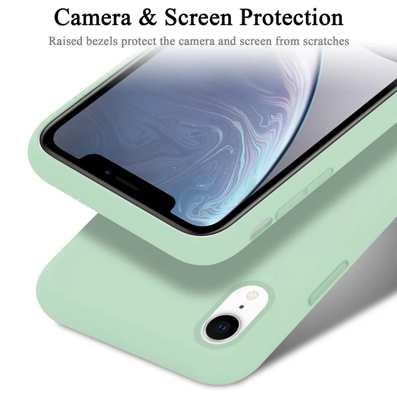 Cadorabo Hülle kompatibel mit Apple iPhone XR Schutzhülle aus flexiblem TPU Silikon