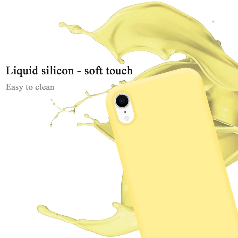Cadorabo Hülle kompatibel mit Apple iPhone XR Schutzhülle aus flexiblem TPU Silikon