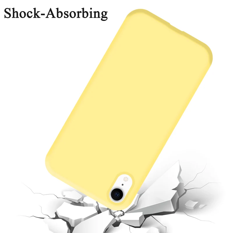 Cadorabo Hülle kompatibel mit Apple iPhone XR Schutzhülle aus flexiblem TPU Silikon