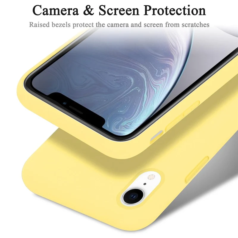 Cadorabo Hülle kompatibel mit Apple iPhone XR Schutzhülle aus flexiblem TPU Silikon