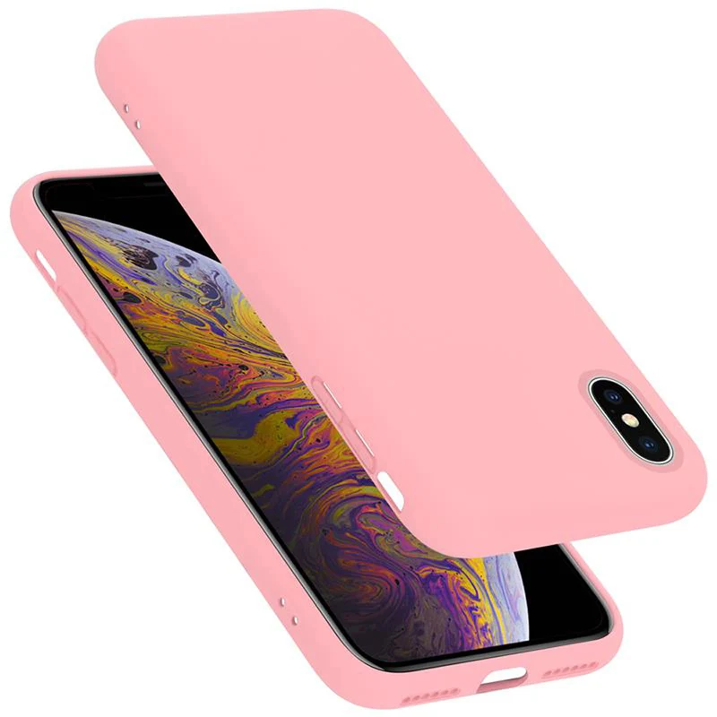 Cadorabo Hülle kompatibel mit Apple iPhone X / XS Schutzhülle aus flexiblem TPU Silikon