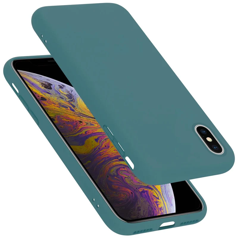 Cadorabo Hülle kompatibel mit Apple iPhone X / XS Schutzhülle aus flexiblem TPU Silikon