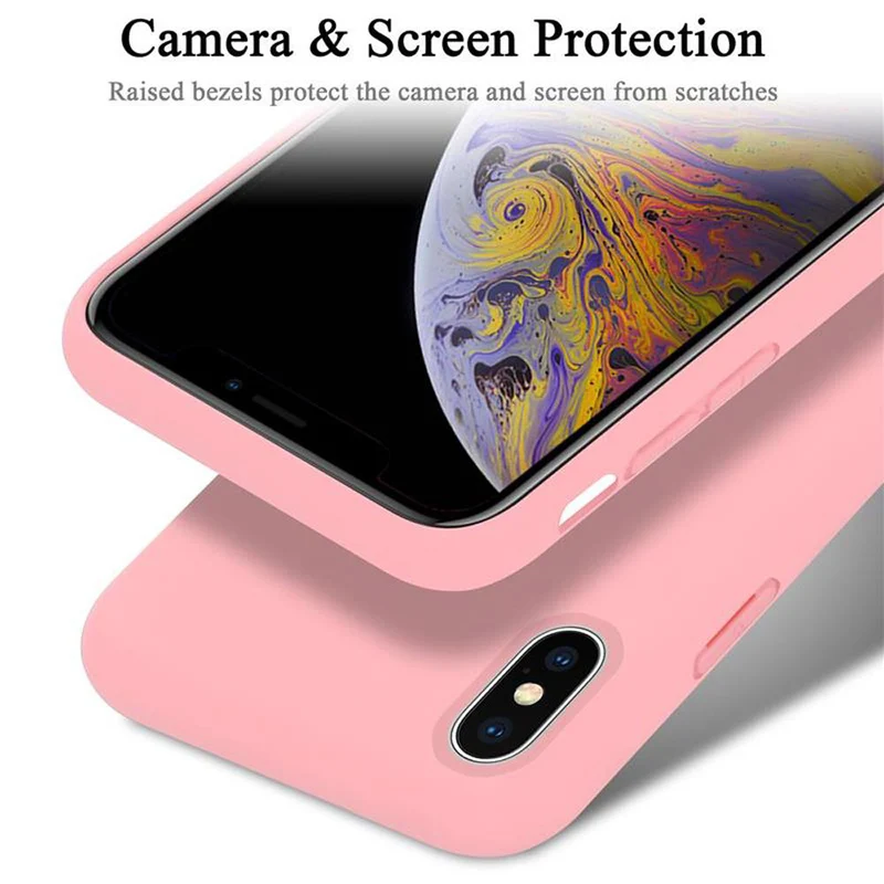 Cadorabo Hülle kompatibel mit Apple iPhone X / XS Schutzhülle aus flexiblem TPU Silikon