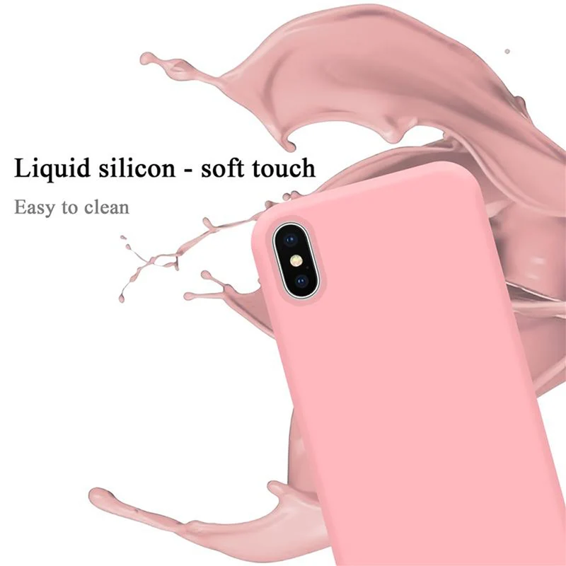 Cadorabo Hülle kompatibel mit Apple iPhone X / XS Schutzhülle aus flexiblem TPU Silikon