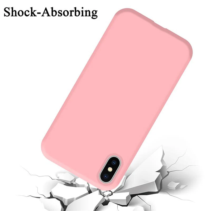 Cadorabo Hülle kompatibel mit Apple iPhone X / XS Schutzhülle aus flexiblem TPU Silikon