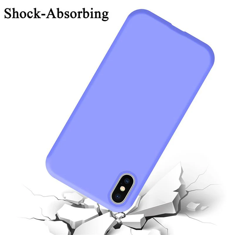 Cadorabo Hülle kompatibel mit Apple iPhone X / XS Schutzhülle aus flexiblem TPU Silikon