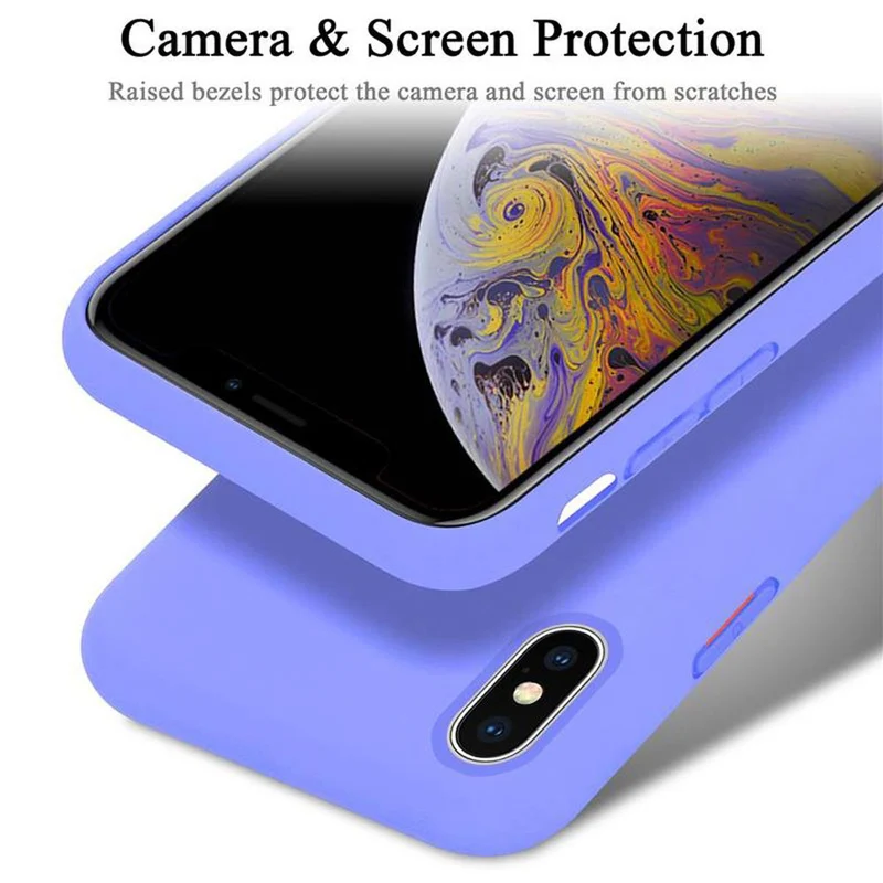 Cadorabo Hülle kompatibel mit Apple iPhone X / XS Schutzhülle aus flexiblem TPU Silikon