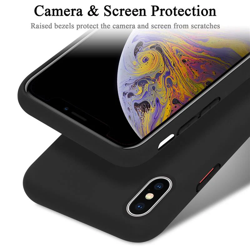 Cadorabo Hülle kompatibel mit Apple iPhone X / XS Schutzhülle aus flexiblem TPU Silikon
