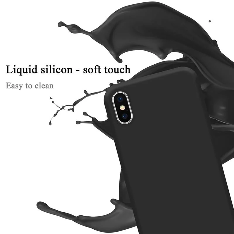 Cadorabo Hülle kompatibel mit Apple iPhone X / XS Schutzhülle aus flexiblem TPU Silikon