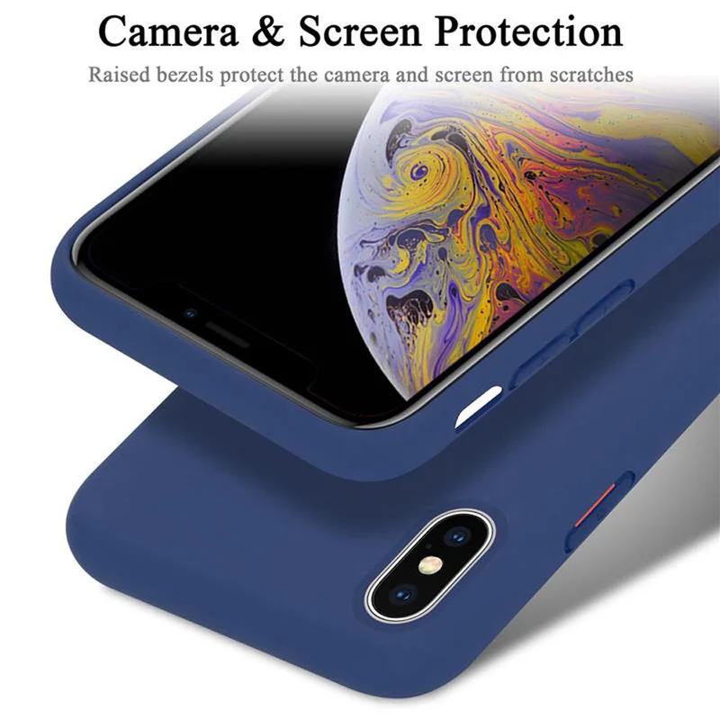 Cadorabo Hülle kompatibel mit Apple iPhone X / XS Schutzhülle aus flexiblem TPU Silikon