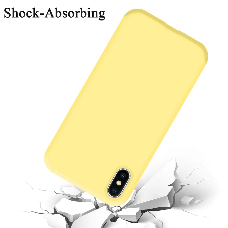 Cadorabo Hülle kompatibel mit Apple iPhone X / XS Schutzhülle aus flexiblem TPU Silikon