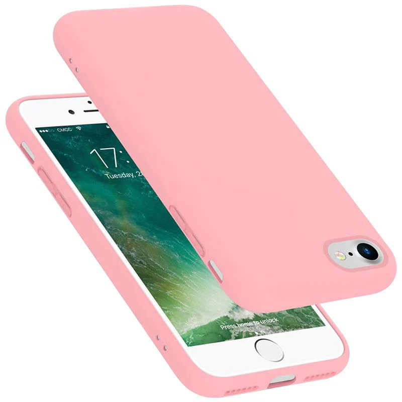 Cadorabo Hülle kompatibel mit Apple iPhone 7 / 7S / 8 / SE 2020 Schutzhülle aus flexiblem TPU Silikon