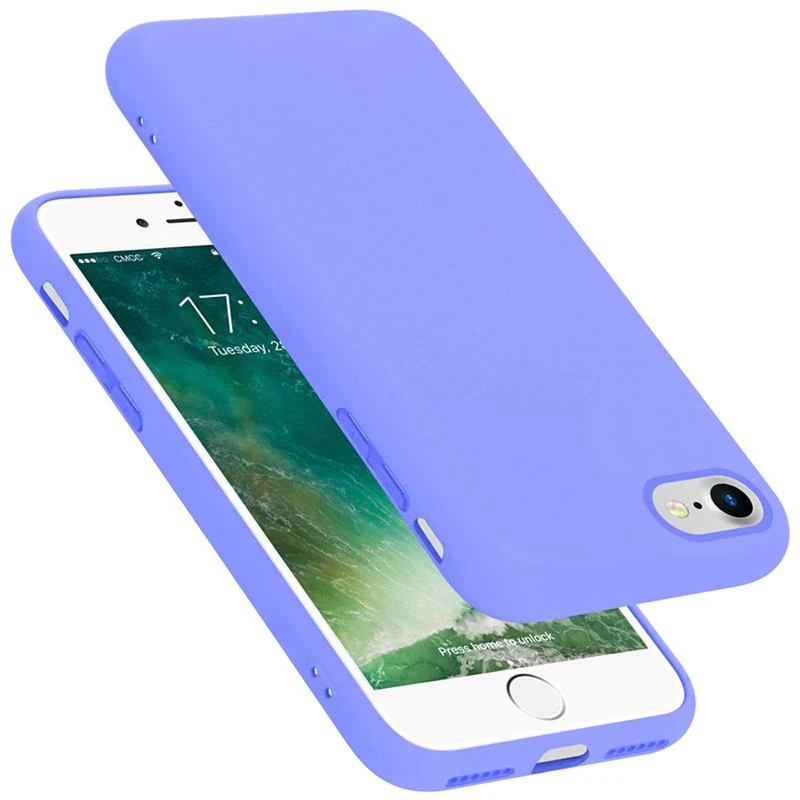 Cadorabo Hülle kompatibel mit Apple iPhone 7 / 7S / 8 / SE 2020 Schutzhülle aus flexiblem TPU Silikon