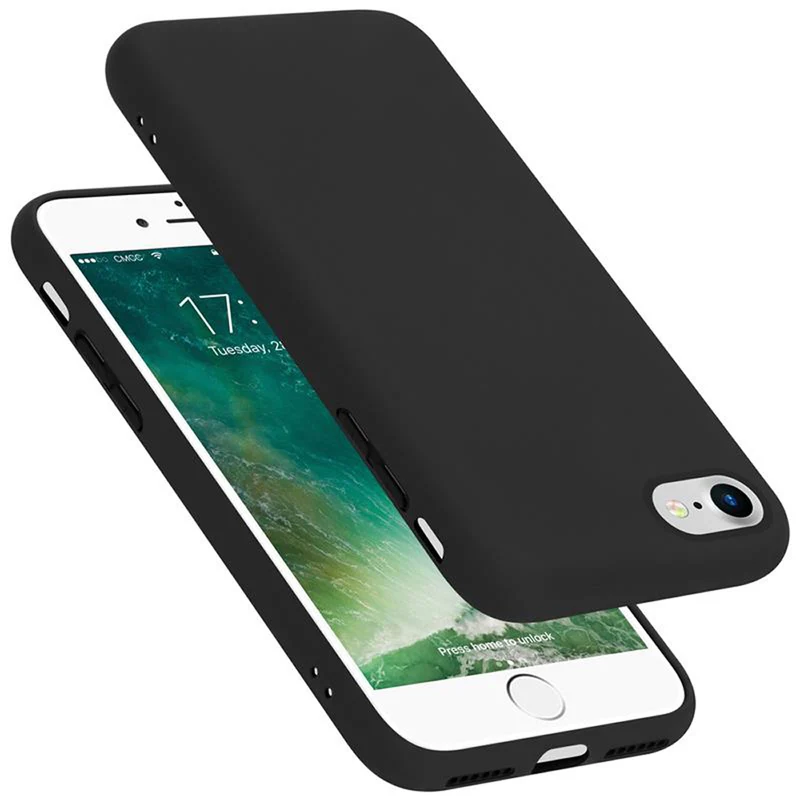 Cadorabo Hülle kompatibel mit Apple iPhone 7 / 7S / 8 / SE 2020 Schutzhülle aus flexiblem TPU Silikon
