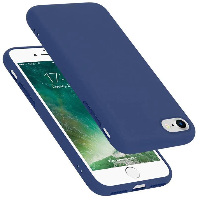 Cadorabo Hülle kompatibel mit Apple iPhone 7 / 7S / 8 / SE 2020 Schutzhülle aus flexiblem TPU Silikon