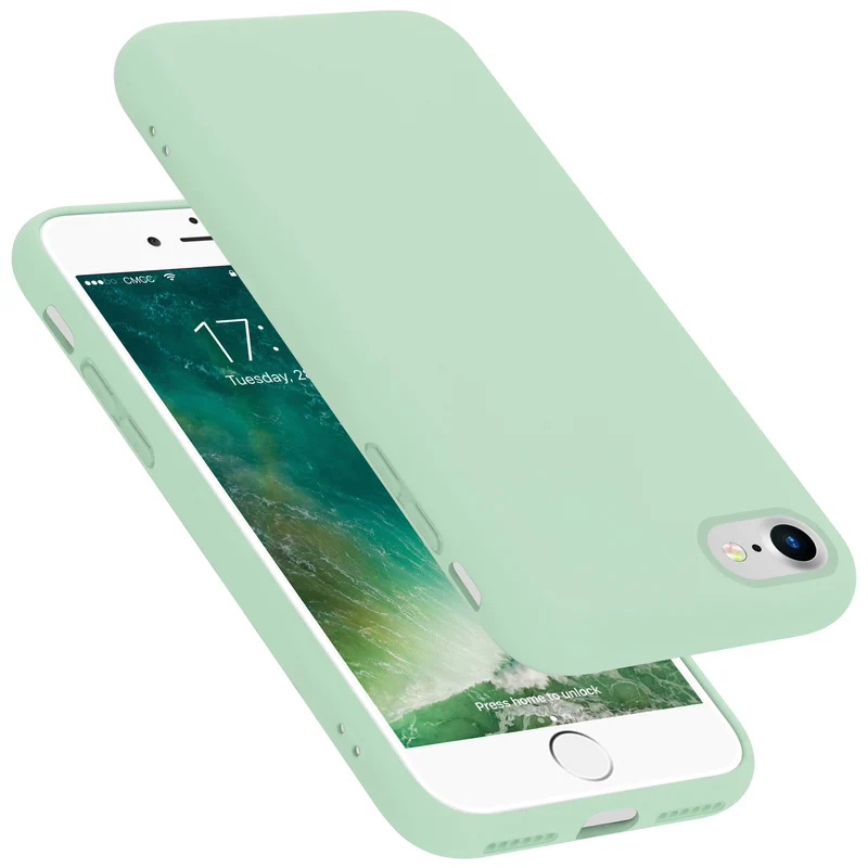 Cadorabo Hülle kompatibel mit Apple iPhone 7 / 7S / 8 / SE 2020 Schutzhülle aus flexiblem TPU Silikon