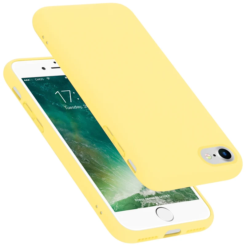 Cadorabo Hülle kompatibel mit Apple iPhone 7 / 7S / 8 / SE 2020 Schutzhülle aus flexiblem TPU Silikon