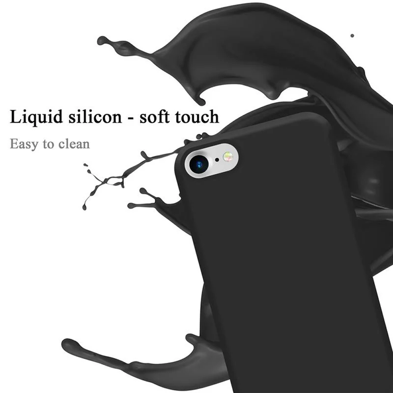 Cadorabo Hülle kompatibel mit Apple iPhone 7 / 7S / 8 / SE 2020 Schutzhülle aus flexiblem TPU Silikon